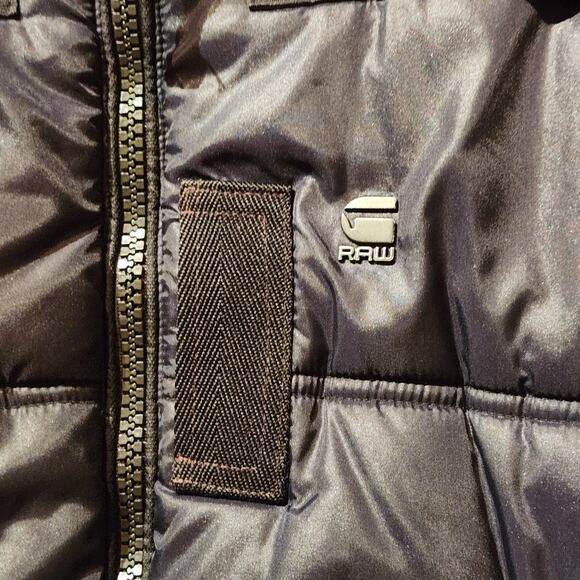 G-Star Raw Blue Whistler HDD Puffer Bomber Jacket Coat Men's Sz Large - Picture 4 of 16